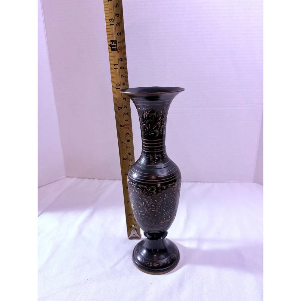 Handmade vintage brass